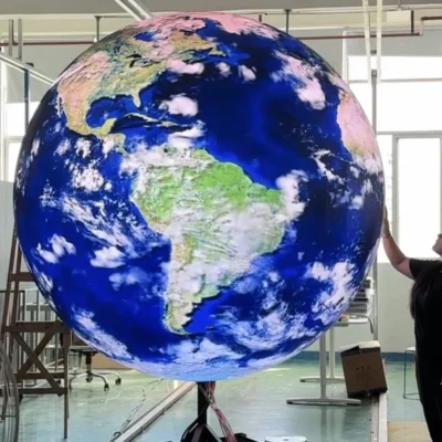 Outdoor Spherical Screen, Illuminating Outdoor Spaces and Creating a Visual Feast